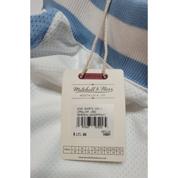 Mitchell & Ness UNC North Carolina Tar Heels 1983-84 Shorts - Picture 5 of 5